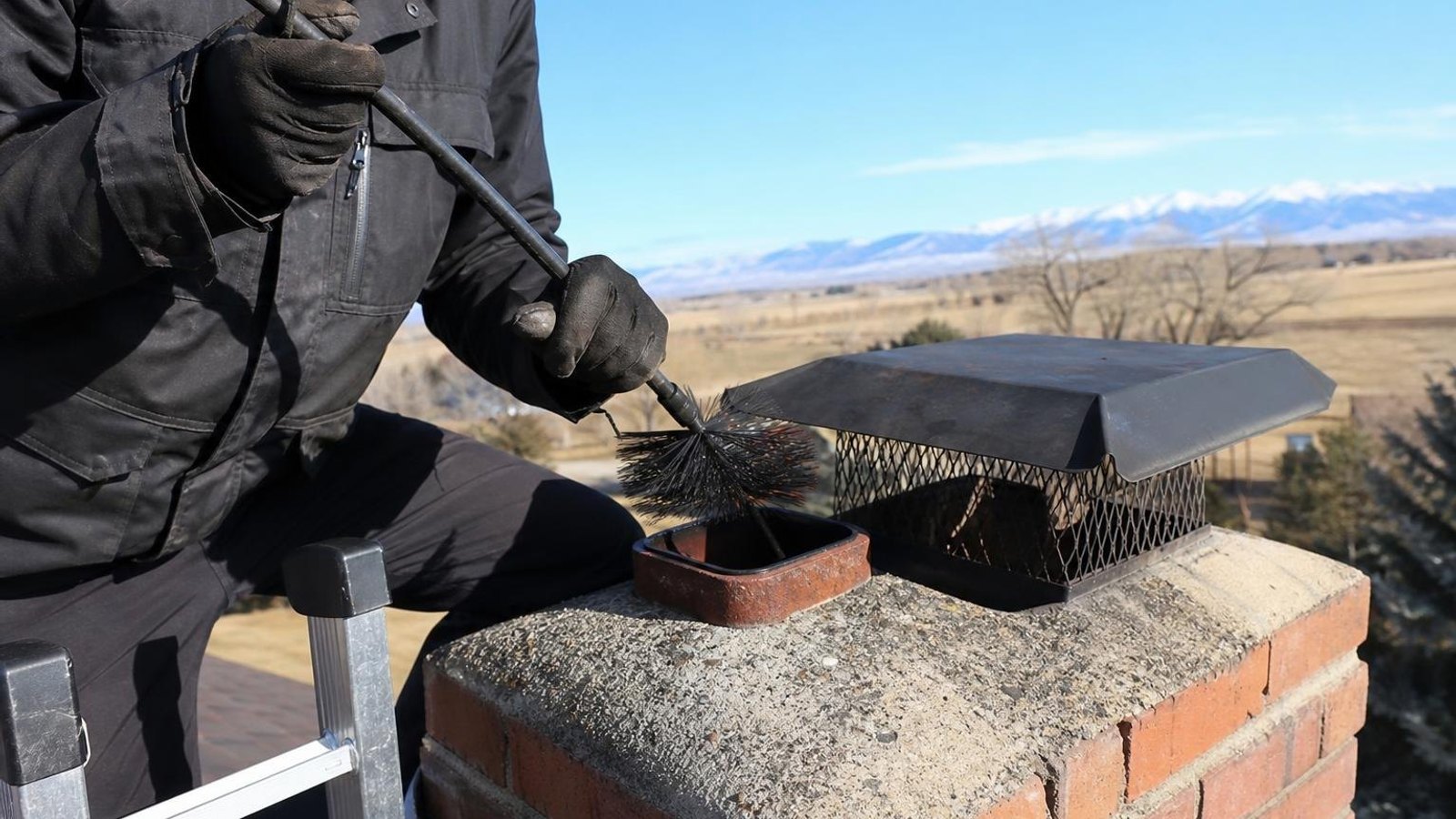Practical chimney sweep & inspection in Livingston
